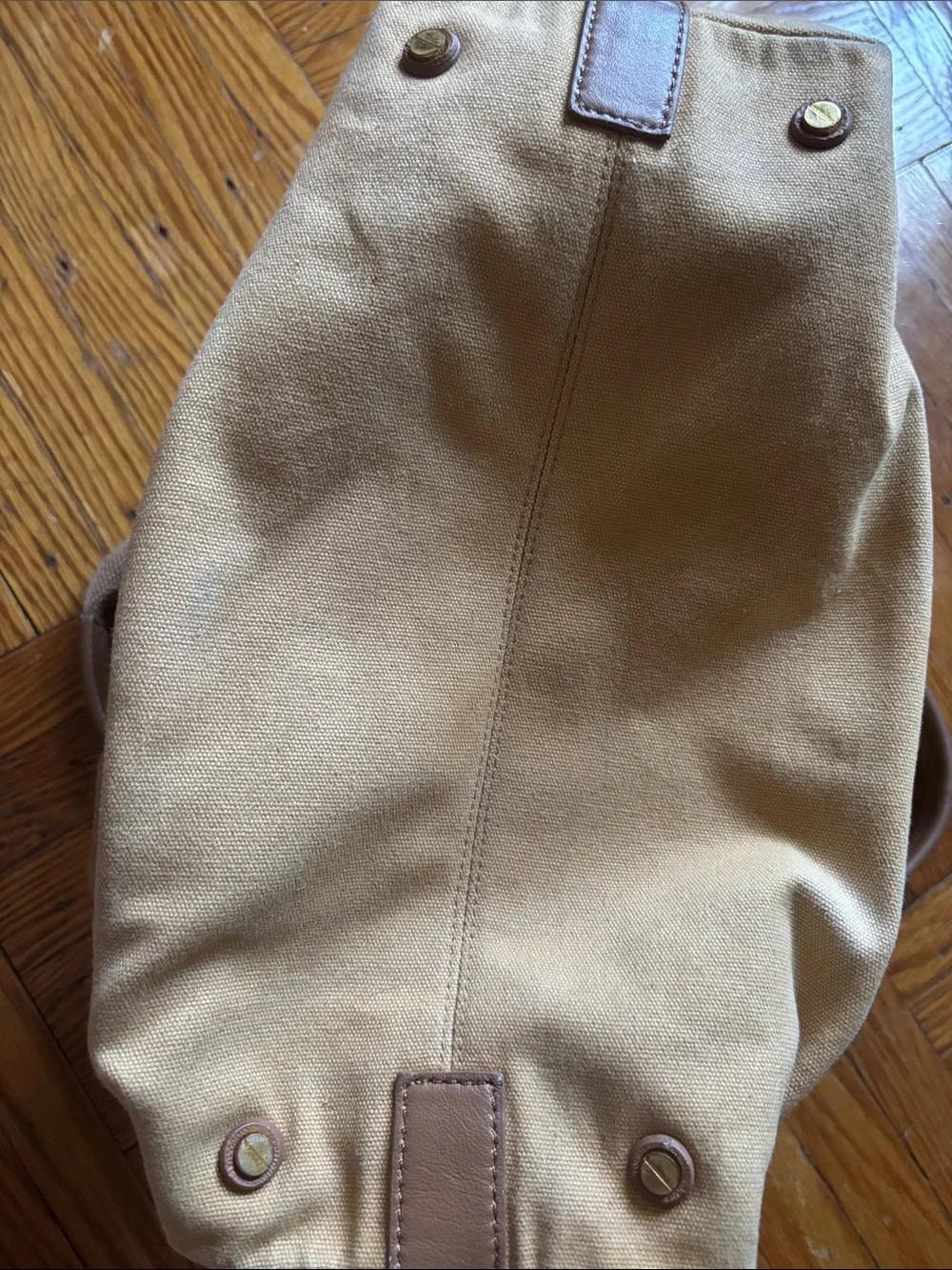 Tory Burch Brown Snake-Print bag with Gold Logo
